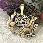 Фен-шуй и эзотерика handmade. Livemaster - original item Scythian Volk1 amulet talisman amulet made of metal. Handmade.