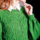 GREEN LUX jumper handmade. Sweaters. BRAGUTSA. My Livemaster. Фото №5