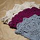 Decorative napkin. Knitted cloth. Doilies. linen&cotton. My Livemaster. Фото №6