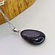 Pendant on an obsidian chain Ashen Star. Pendant. Selberiya shop. Online shopping on My Livemaster.  Фото №2