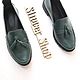 Лоферы женские из натуральной кожи. Лоферы. Slipper_Shop -Кожаная обувь. Ярмарка Мастеров.  Фото №5