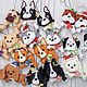Christmas decorations out of felt. New year's dogs, Christmas decorations, Belgorod,  Фото №1