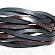 Black Leather Braided Bracelet, Wide Leather Bangle. Braided bracelet. Made In Rainbow. Online shopping on My Livemaster.  Фото №2