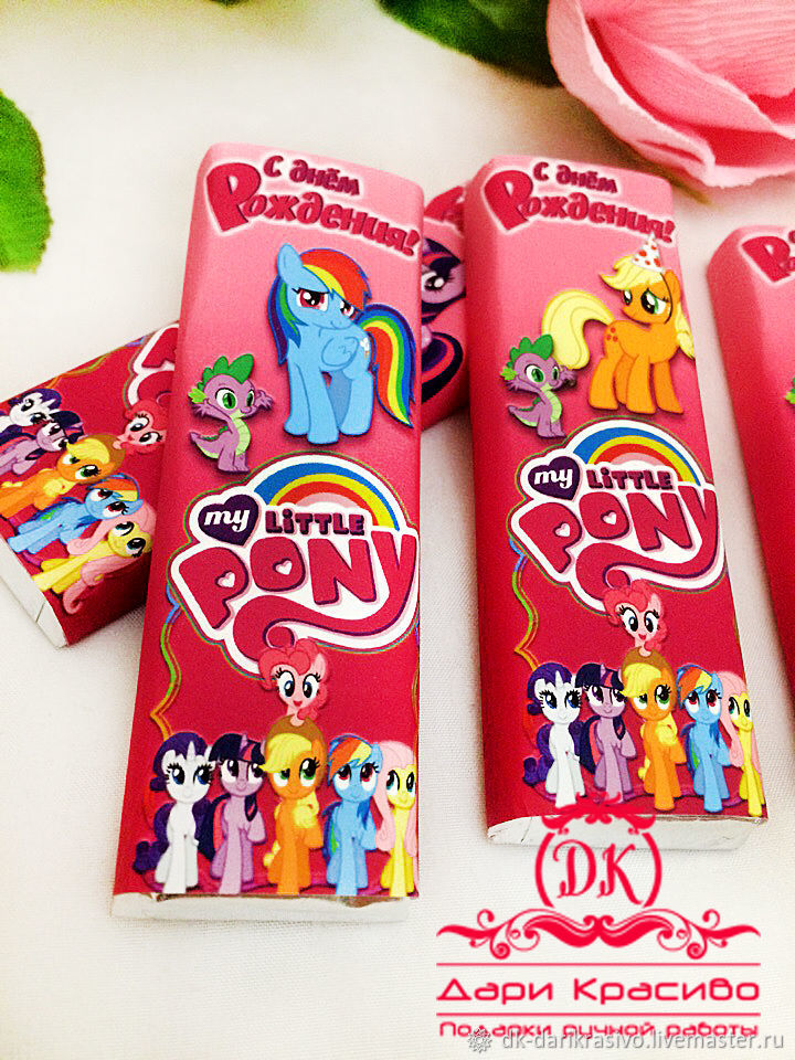 Детские шоколадки 20 гр. Шоколадки для тематического праздника в ...