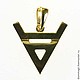 Velez's symbol of 25 mm. gold, Amulet, Moscow,  Фото №1