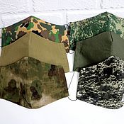 Аксессуары handmade. Livemaster - original item Military camouflage Men`s protective masks masks figure cartoons. Handmade.