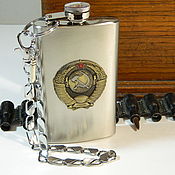 Сувениры и подарки handmade. Livemaster - original item Flask for alcohol 148 ml 