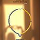 Колье из сахарного кварца и гематита. Колье. suerte jewelry. Интернет-магазин Ярмарка Мастеров.  Фото №2