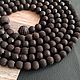 Beads Carved Valuable Cameroonian Ebony Rings 8mm, Beads1, Bryansk,  Фото №1