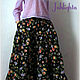 Skirt "Night Flowers". Skirts. Jahlighta (Jahlighta). My Livemaster. Фото №4