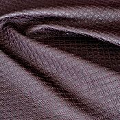 Материалы для творчества handmade. Livemaster - original item Genuine leather quilted Dark brown zig-zag (set of 2 skins). Handmade.