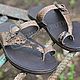 Sandals clogs Mens genuine Python leather Beige multi. Sandals. Katorina Rukodelnica HandMadeButik. My Livemaster. Фото №6