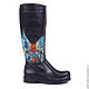 Womens boots 'Autumn rain'. High Boots. Pelle Volare. Online shopping on My Livemaster.  Фото №2