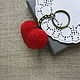 Key chain Heart bead. Key chain. SilkArt Tatyana. My Livemaster. Фото №6