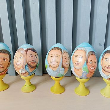 Сувениры и подарки ручной работы. Ярмарка Мастеров - ручная работа Пасхальные яйца: По фото. Handmade.