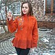 жакет валяный " Терракотовый". Куртки. Елена Богомолова (WooLove). Ярмарка Мастеров.  Фото №5