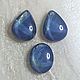 Pair of star sapphires, Cabochons, Moscow,  Фото №1