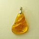 Baltic amber 'Pear' pendant K-824. Pendant. Amber shop (vazeikin). My Livemaster. Фото №5
