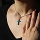 Cross with turquoise made of 925 sterling silver DS0082. Cross. Sunny Silver. Online shopping on My Livemaster.  Фото №2