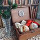 Шкатулка Новогодняя ретро. Елочные игрушки. Alenushkas_tales (madebyhelena). Интернет-магазин Ярмарка Мастеров.  Фото №2