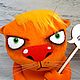 Abajo el circo! Gato Washi loshkina, peluche de juguete gato pelirrojo. Stuffed Toys. Dingus! Funny cats and other toys. Интернет-магазин Ярмарка Мастеров.  Фото №2