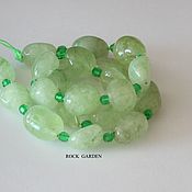 Материалы для творчества handmade. Livemaster - original item Prenite beads, natural ,large galtovka (No№108). Handmade.