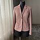 Винтаж: Премиум. Marc Cain. Преппи жакет из джерси red checks 42/44. Пиджаки винтажные. Vintage-bazaar. Ярмарка Мастеров.  Фото №12