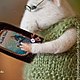 Дедушка  мышонок читает книгу:). Мягкие игрушки. Юлия Мартынова (gooddollsmaster). Интернет-магазин Ярмарка Мастеров.  Фото №2