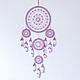 Big purple and pink lace dreamcatcher with crocheted feathers. Dream catchers. Вязаные ловцы снов My_lace_dreams. Online shopping on My Livemaster.  Фото №2