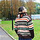 Men's knitted jacket "Autumn colours", Sweatshirts for men, Rostov-on-Don,  Фото №1