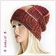 Шапка "AZTECA"№ 69, 77 (шапка женс, шапка крючком). Шапки. Ирина(shvilinka.knit). Ярмарка Мастеров.  Фото №8