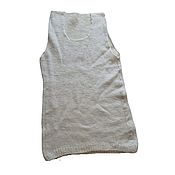 Мужская одежда handmade. Livemaster - original item Thin woolen vest made of sheep wool. Handmade.