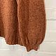 Свитер Терракотовый. Свитеры. Лена Коробова (lazylazyknits). Ярмарка Мастеров.  Фото №4