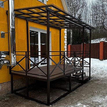 Для дома и интерьера ручной работы. Ярмарка Мастеров - ручная работа Приставная терраса к дому. Handmade.