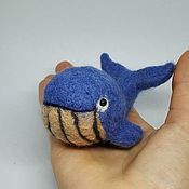 Куклы и игрушки handmade. Livemaster - original item felt toy: felt whale. Handmade.