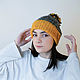 Шапка ручной вязки. Шапки. Nataly-knit4you. Ярмарка Мастеров.  Фото №6