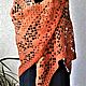 Заказать Шаль крючком-Платок крючком-Шаль вязаная. Multi Color Crochet (voronkova-olga). Ярмарка Мастеров. . Шали Фото №3