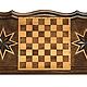 Backgammon carved Art. .021 ' Graceful lion'. Backgammon and checkers. Gor 'Derevyannaya lavka'. My Livemaster. Фото №4