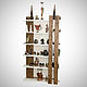 Elm and MDF rack. Cabinets. Drevodesign (DrevoDesign). Online shopping on My Livemaster.  Фото №2