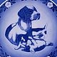 Винтаж: Винтажная тарелка Mother Dog and Puppies от Royal Copenhagen. Тарелки винтажные. Farfor Сlub. Интернет-магазин Ярмарка Мастеров.  Фото №2