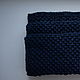 Order Scarf blue stole knitted from wool and silk. SolarisArtis. Livemaster. . Wraps Фото №3