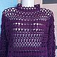 Кофточка вязаная «Openwork». Кофты. nata_i_knit (klepalova). Интернет-магазин Ярмарка Мастеров.  Фото №2