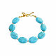 Turquoise bracelet 'Turquoise' bracelet made of natural turquoise. Bead bracelet. Irina Moro. My Livemaster. Фото №4
