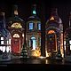 Рождественские домики-светильники из бутылок 3D Декупаж. Домики. Елена Сухотина handmade decoupage. Ярмарка Мастеров.  Фото №6