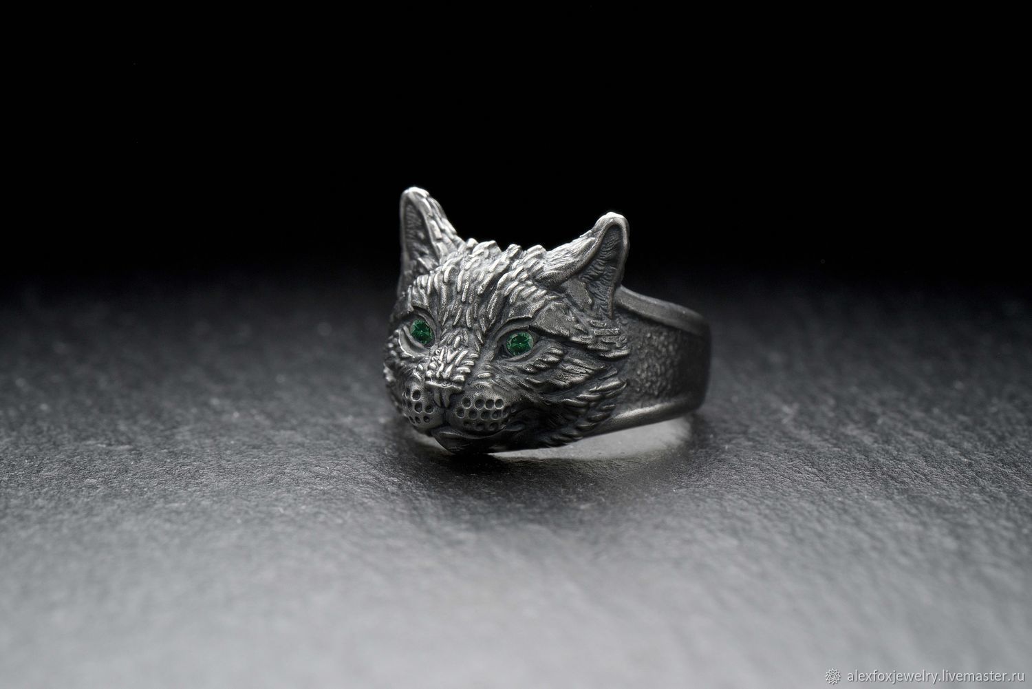 Кольцо Кошка Серебро 925 пробы Стоимость кольца со вставками: по запросу Ко...