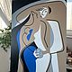 Заказать Картина интерьерная «Влюбленная пара». Интерьерные картины ART.BLUMEN. Ярмарка Мастеров. . Картины Фото №3
