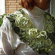 Заказать Воротник из ангоры Нежность. hand knitting (masterlidia). Ярмарка Мастеров. . Воротнички Фото №3