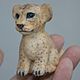 A red kitten and a lion cub for a dollhouse. Miniature figurines. zverki (zverki). Online shopping on My Livemaster.  Фото №2