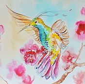 Картины и панно handmade. Livemaster - original item The colour of spring - painting watercolor. Handmade.