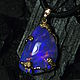 Pendant 'Soul' with a black Australian opal, Rings, Moscow,  Фото №1